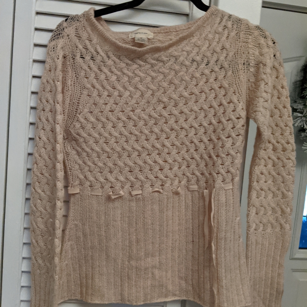 Sleeping in the snow Anthropologie Sweater